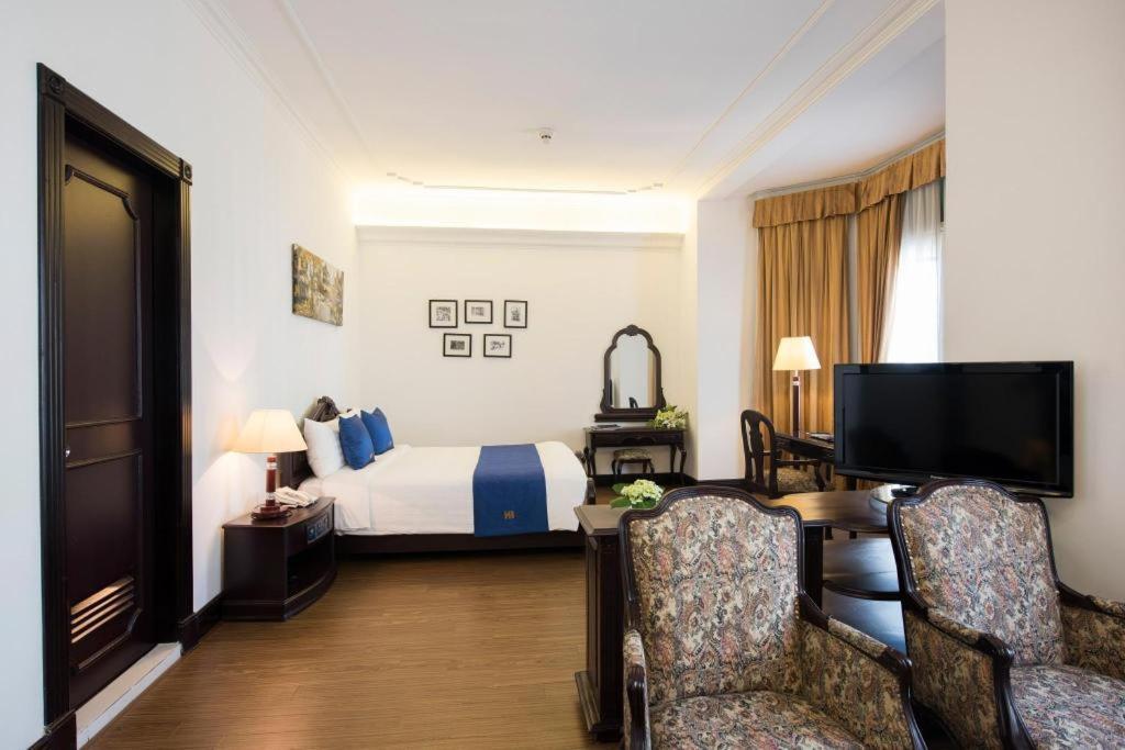 Hoa Binh Hotel Hanoj Exteriér fotografie